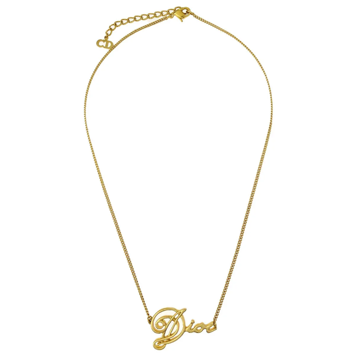 Christian Dior Necklace Pendant Gold - Image 2