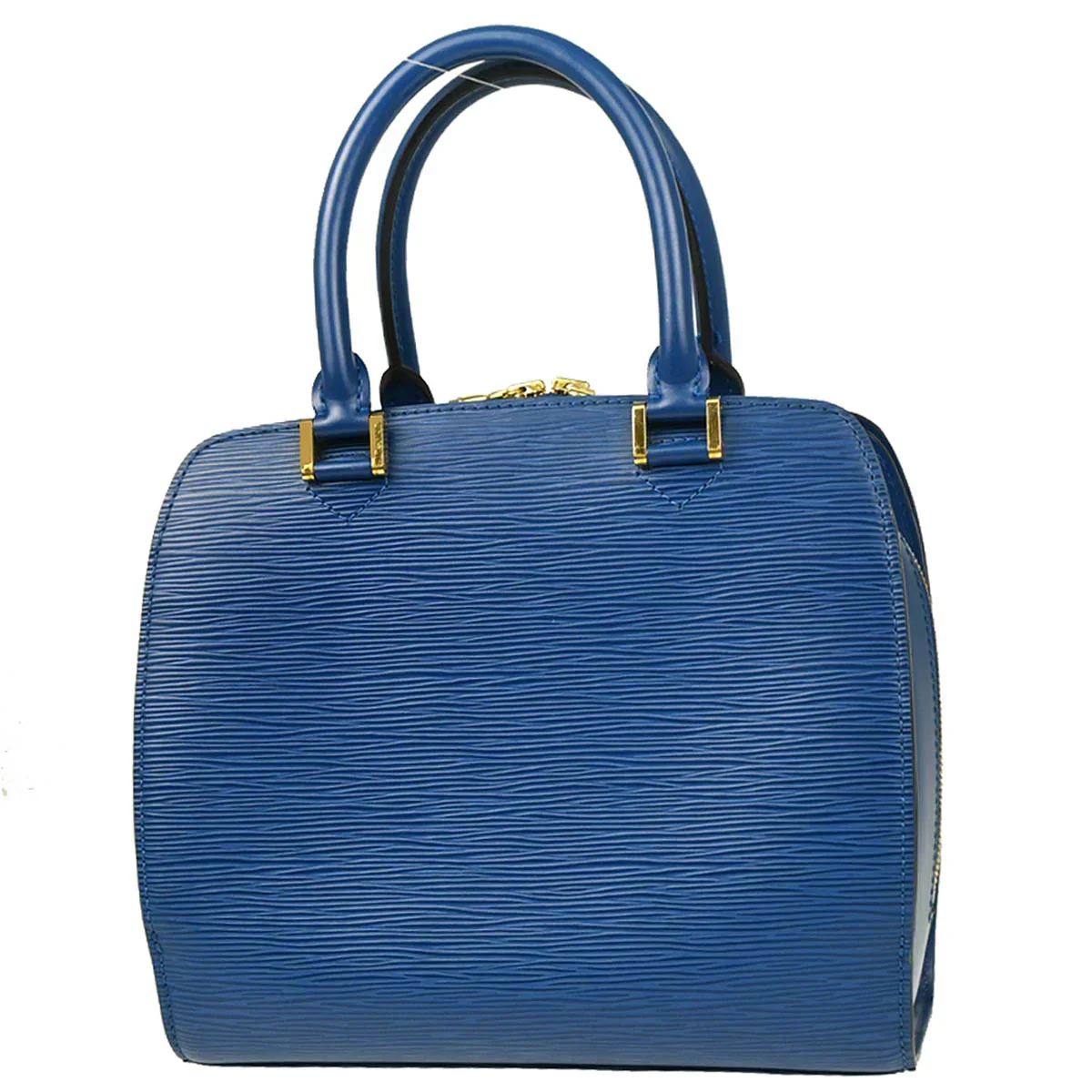 Louis Vuitton 1998 Blue Epi Pont Neuf Handbag M52055 - Image 2