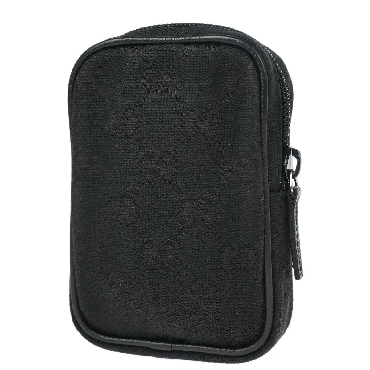 Gucci Black Canvas GG Cigarette Case Pouch - Image 2