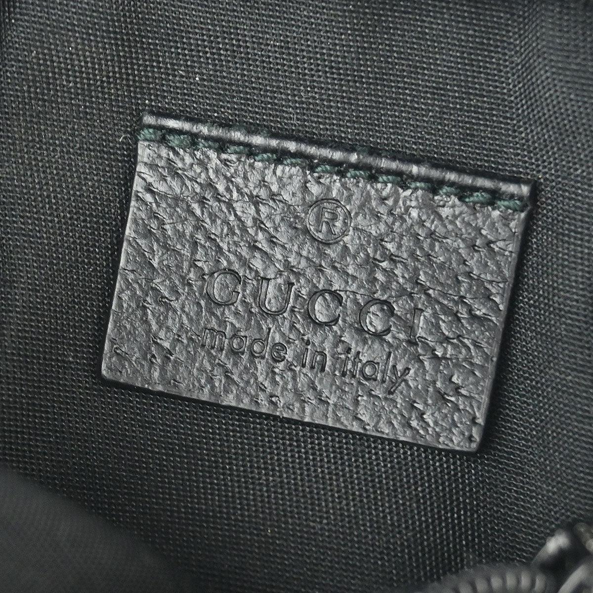 Gucci Black Canvas GG Cigarette Case Pouch - Image 5
