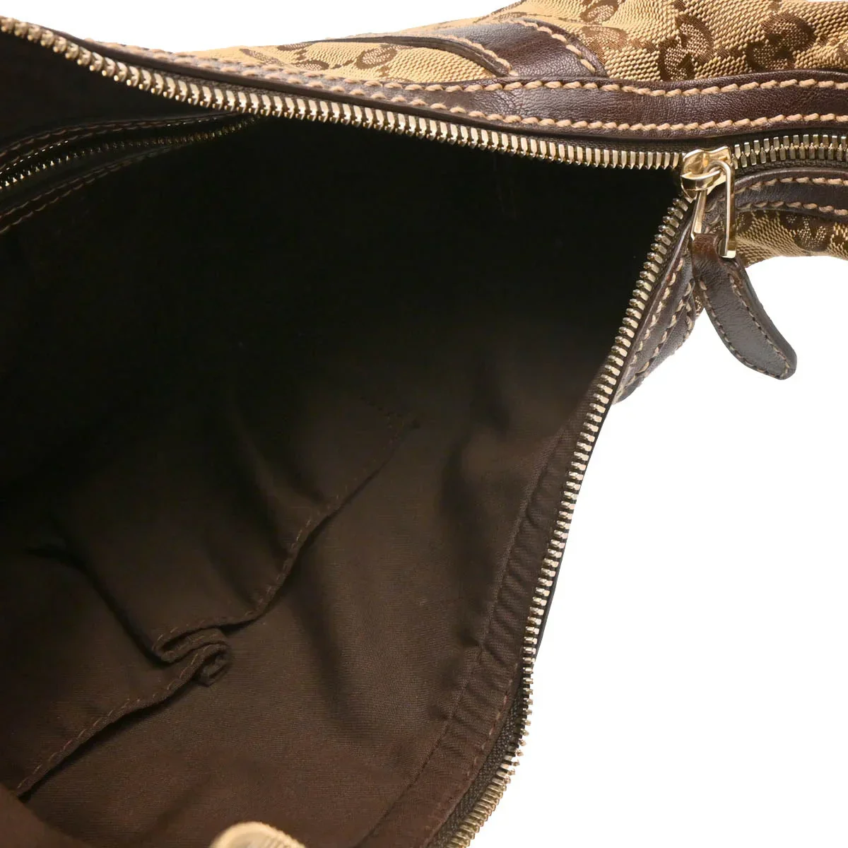 Gucci Beige GG Hobo Handbag - Image 4
