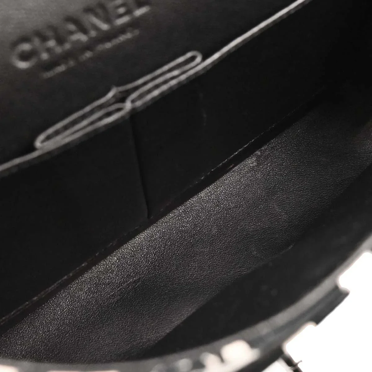 Chanel 2003-2004 White Canvas Medium Classic Double Flap Shoulder Bag - Image 9