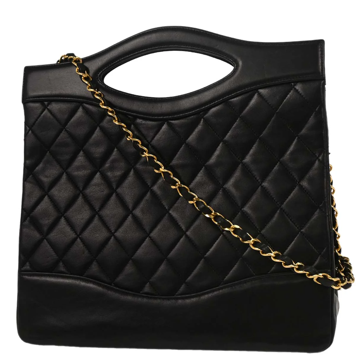 Chanel Black Lambskin 2way Shoulder Handbag - Image 2