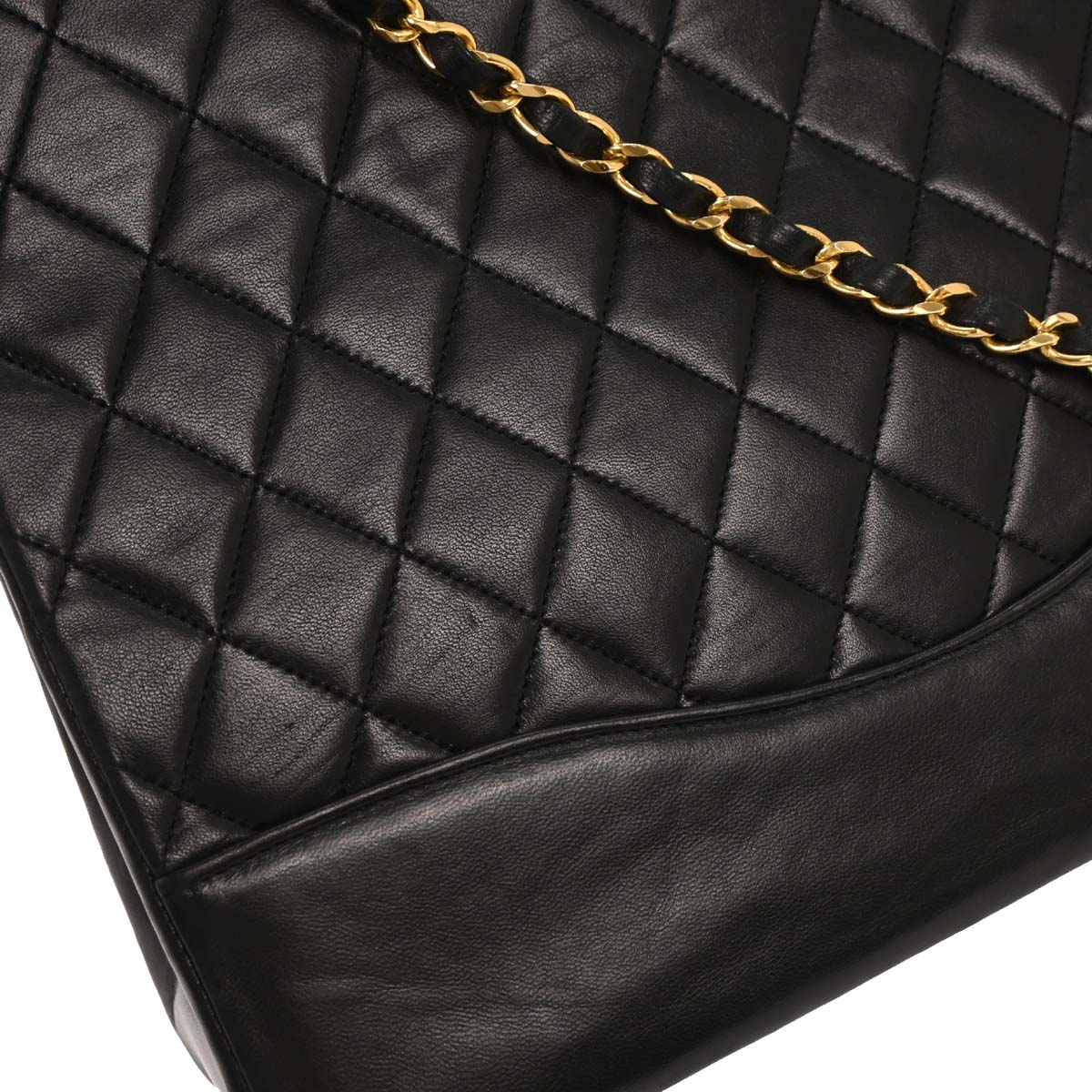 Chanel Black Lambskin 2way Shoulder Handbag - Image 3