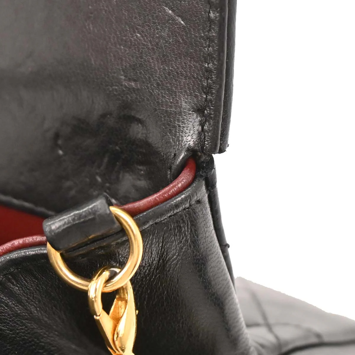 Chanel Black Lambskin 2way Shoulder Handbag - Image 7