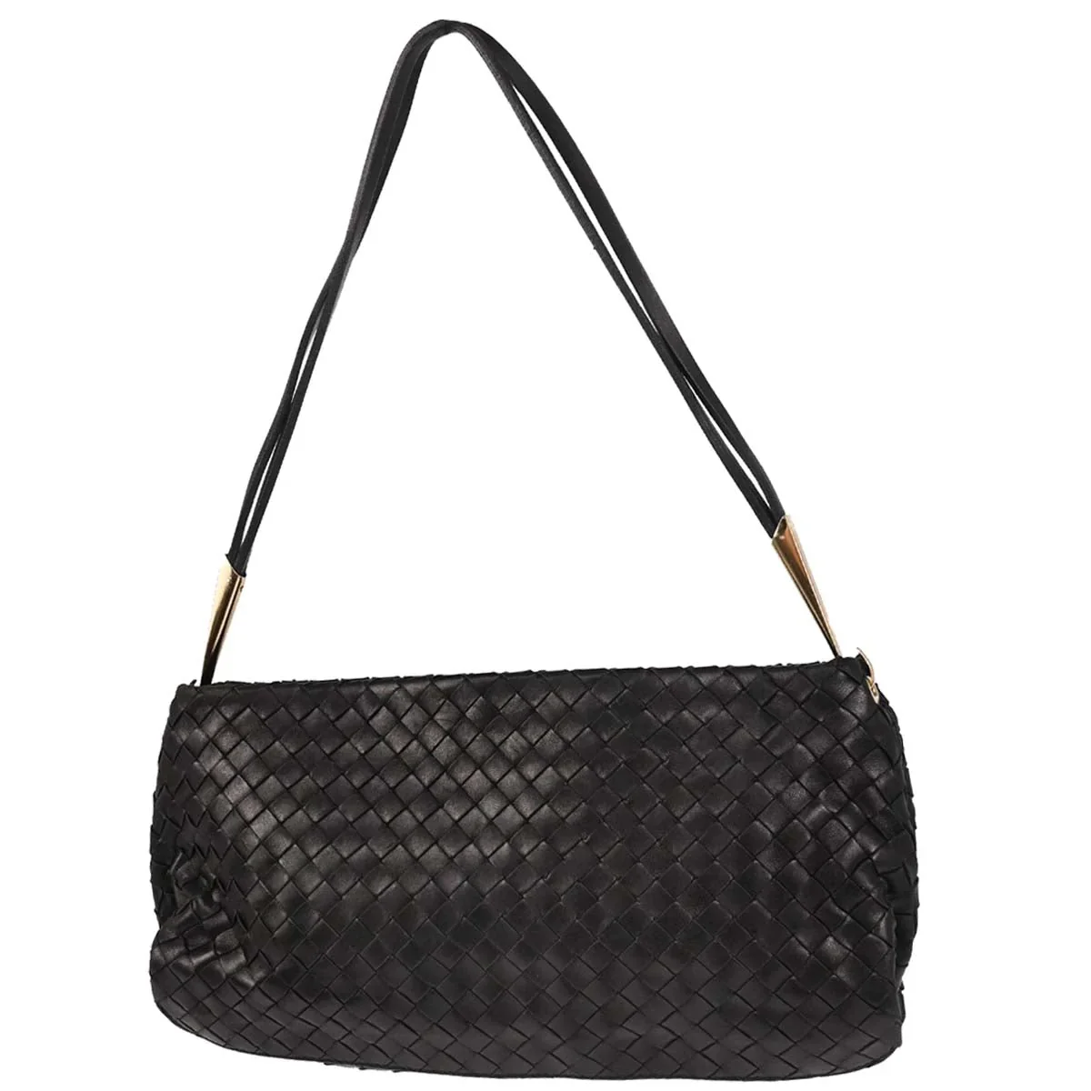 Bottega Veneta Black Intrecciato Handbag - Image 2