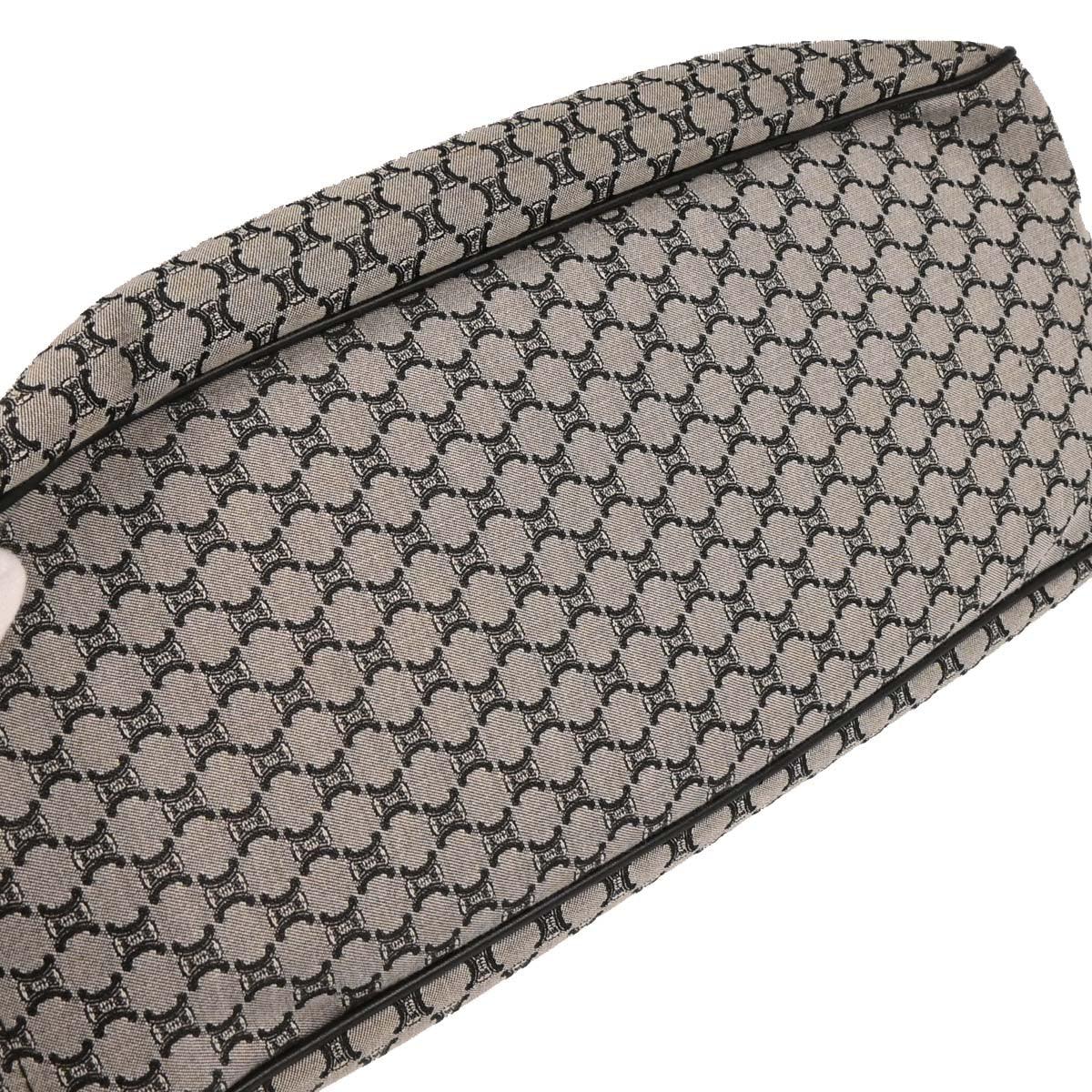 Celine Gray Canvas Macadam Boogie Tote Handbag - Image 4