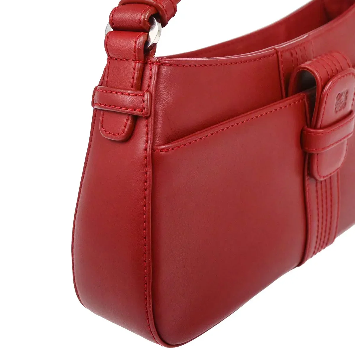Loewe Red Leather Handbag - Image 3
