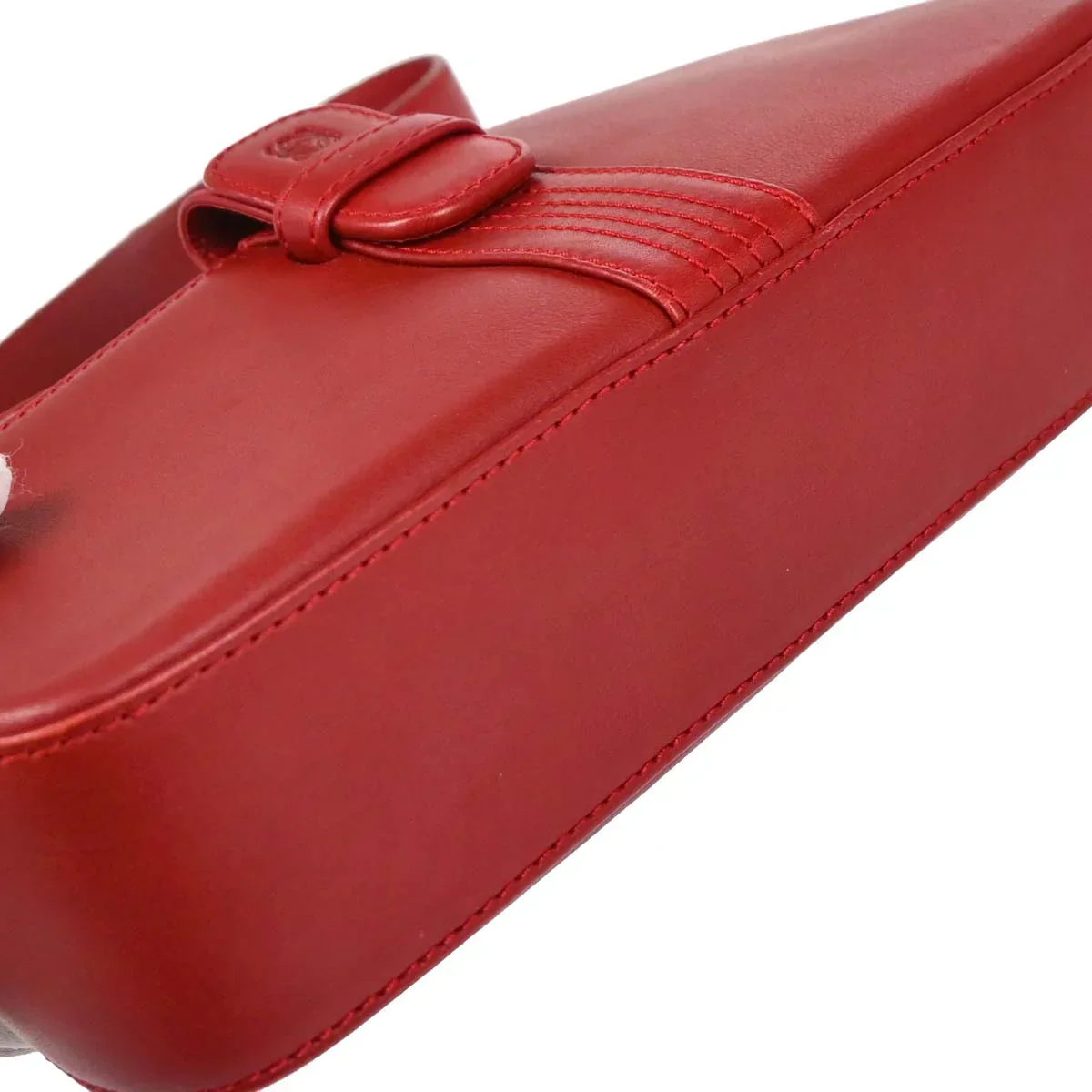 Loewe Red Leather Handbag - Image 4