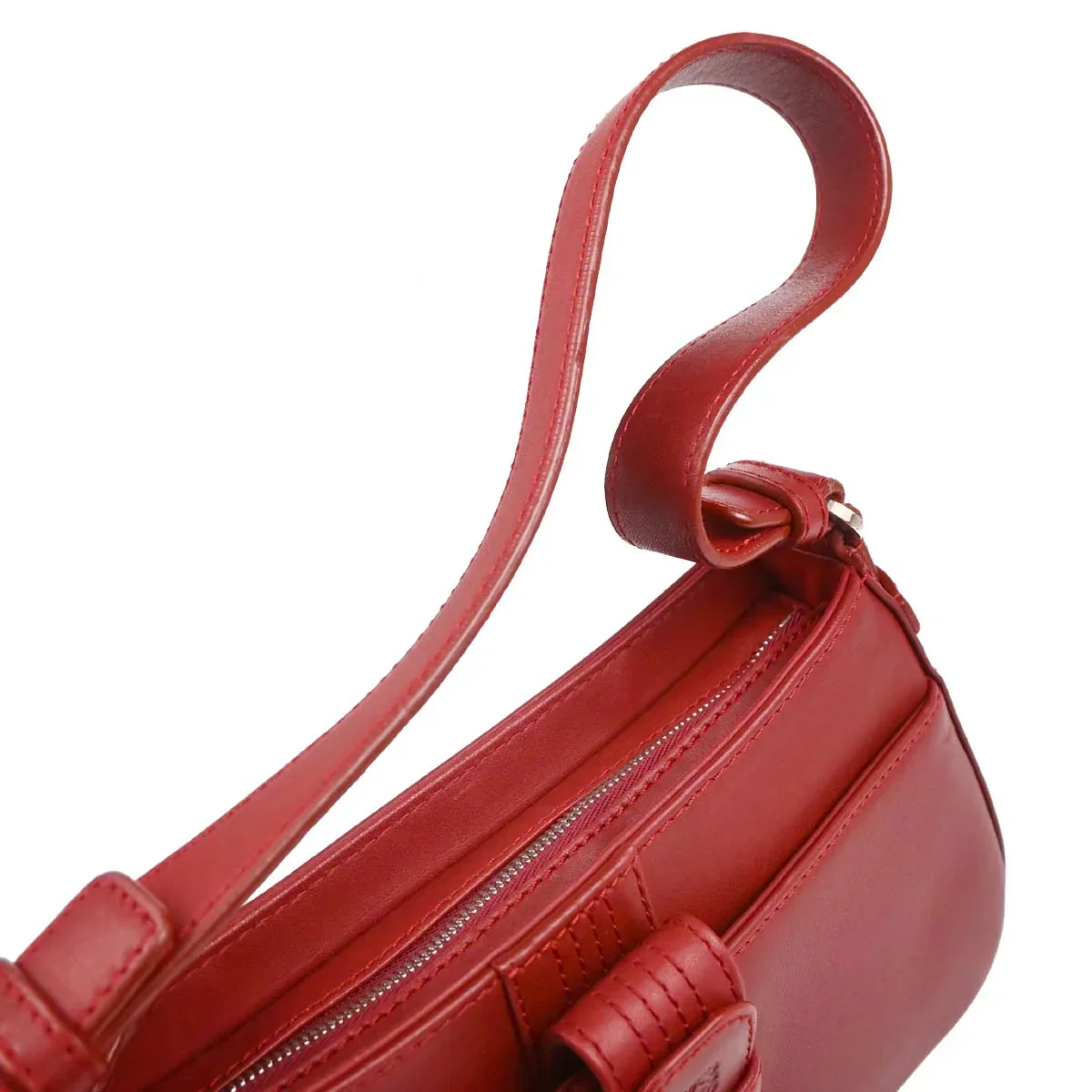 Loewe Red Leather Handbag - Image 6