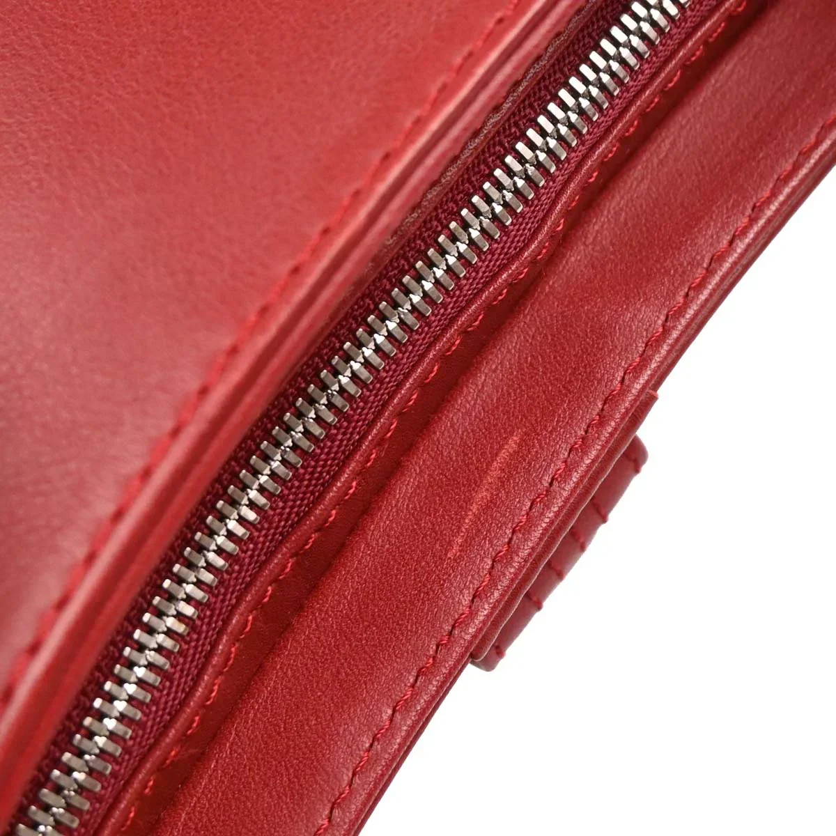 Loewe Red Leather Handbag - Image 7