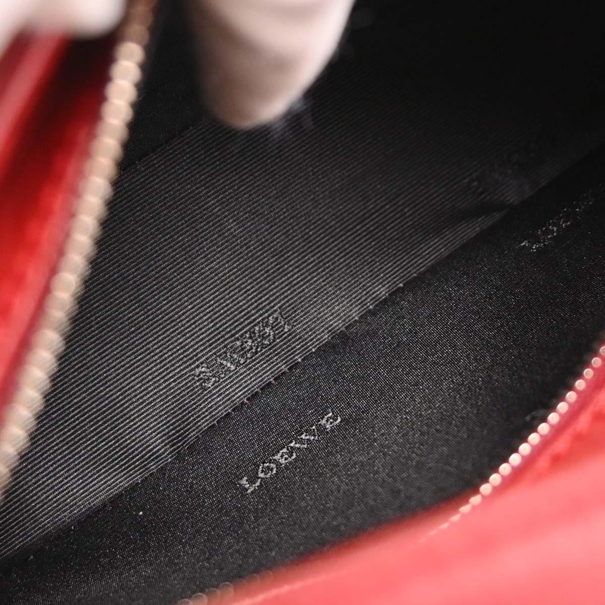 Loewe Red Leather Handbag - Image 8