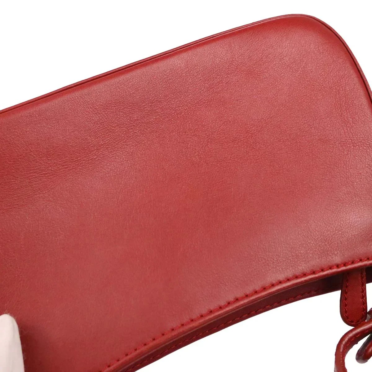 Loewe Red Leather Handbag - Image 9