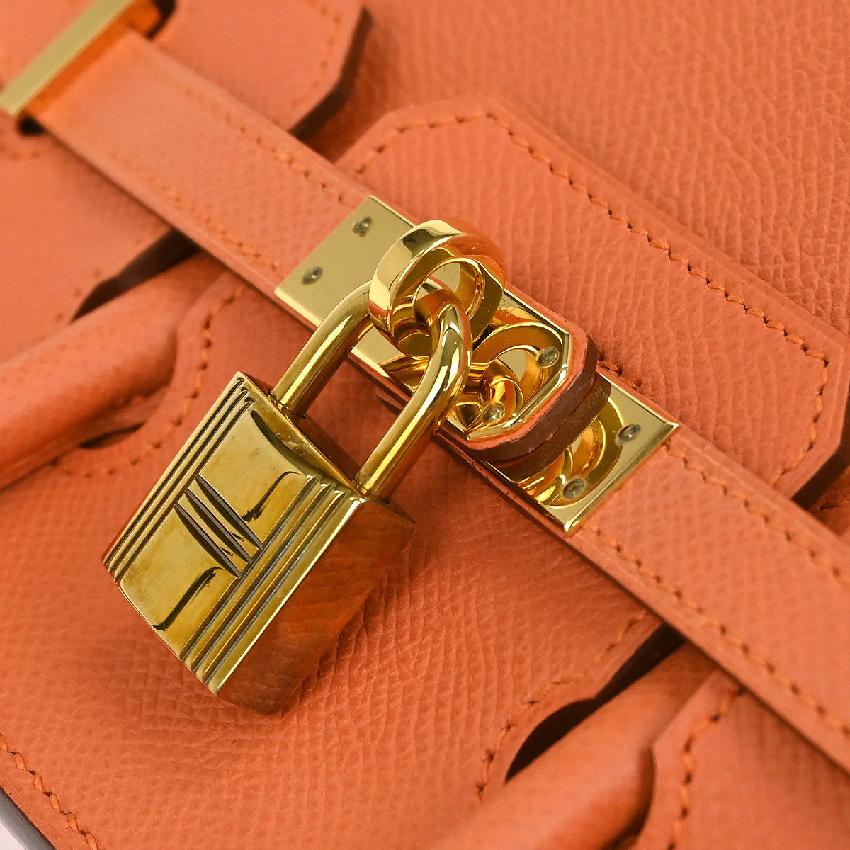 Hermes 2012 Mango Epsom Birkin 25 Handbag - Image 5