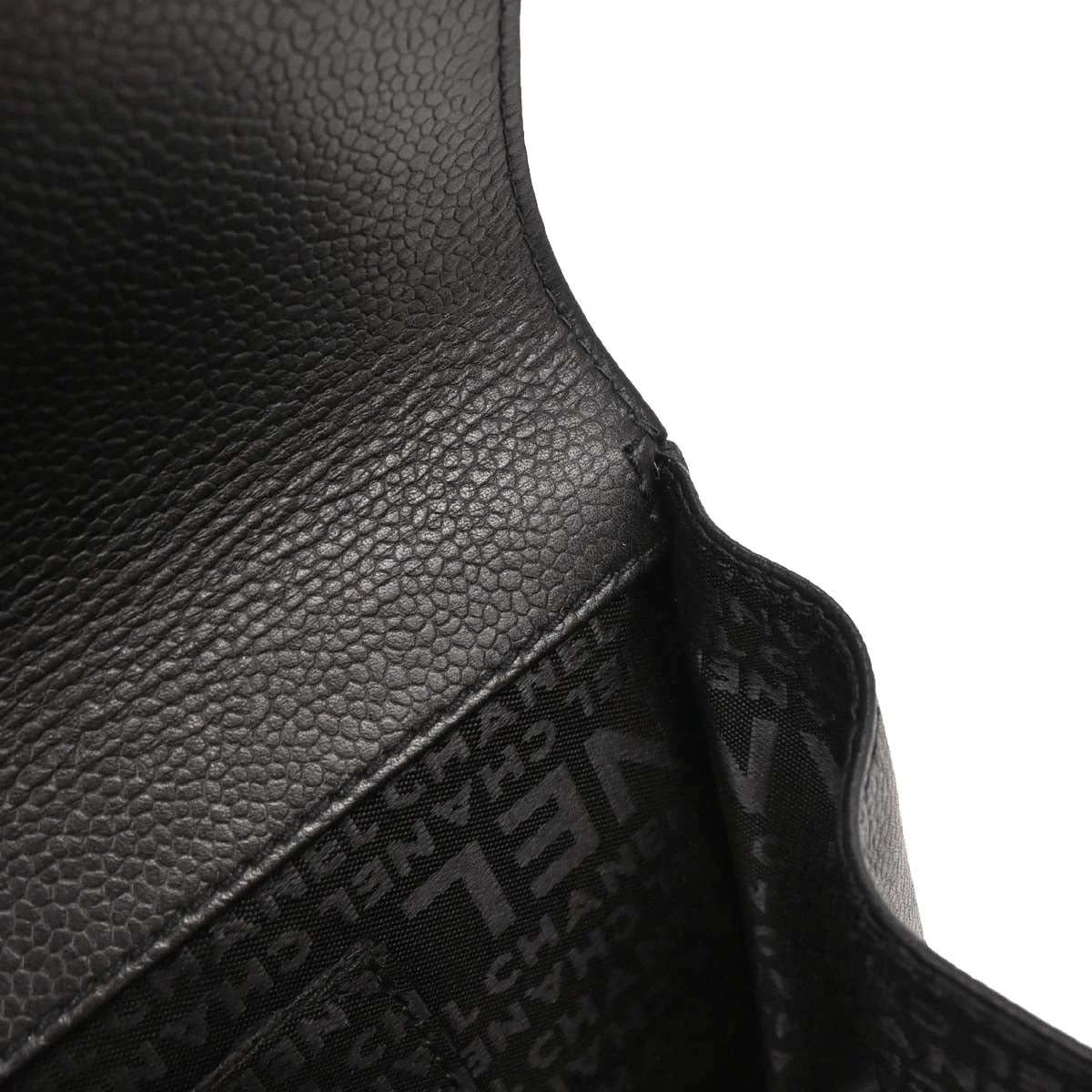 Chanel Black Caviar Handbag - Image 8