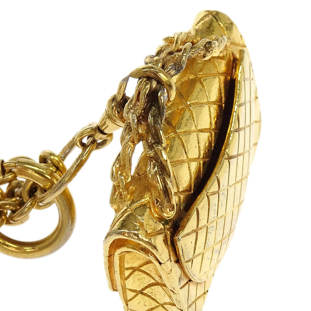 Chanel Gold Handbag Chain Pendant Necklace - Image 4