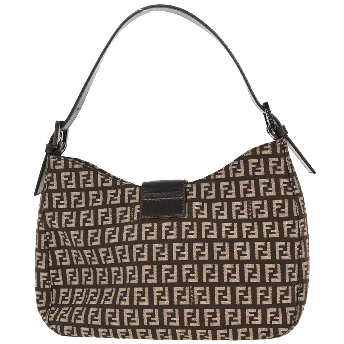 Fendi Brown Zucchino Handbag - Image 2
