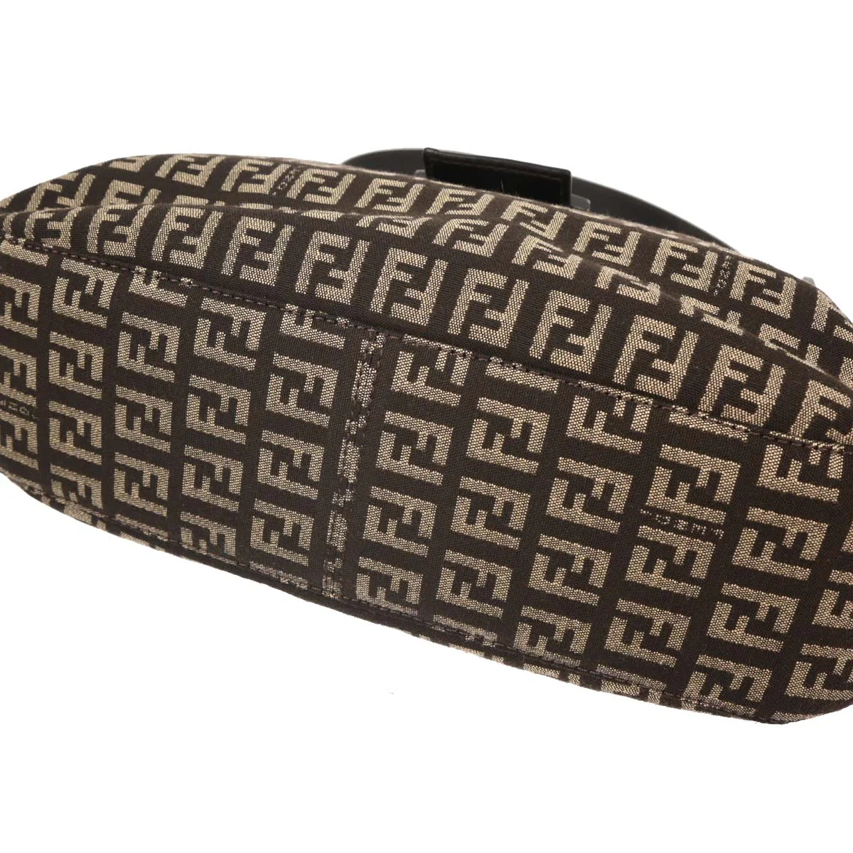 Fendi Brown Zucchino Handbag - Image 6
