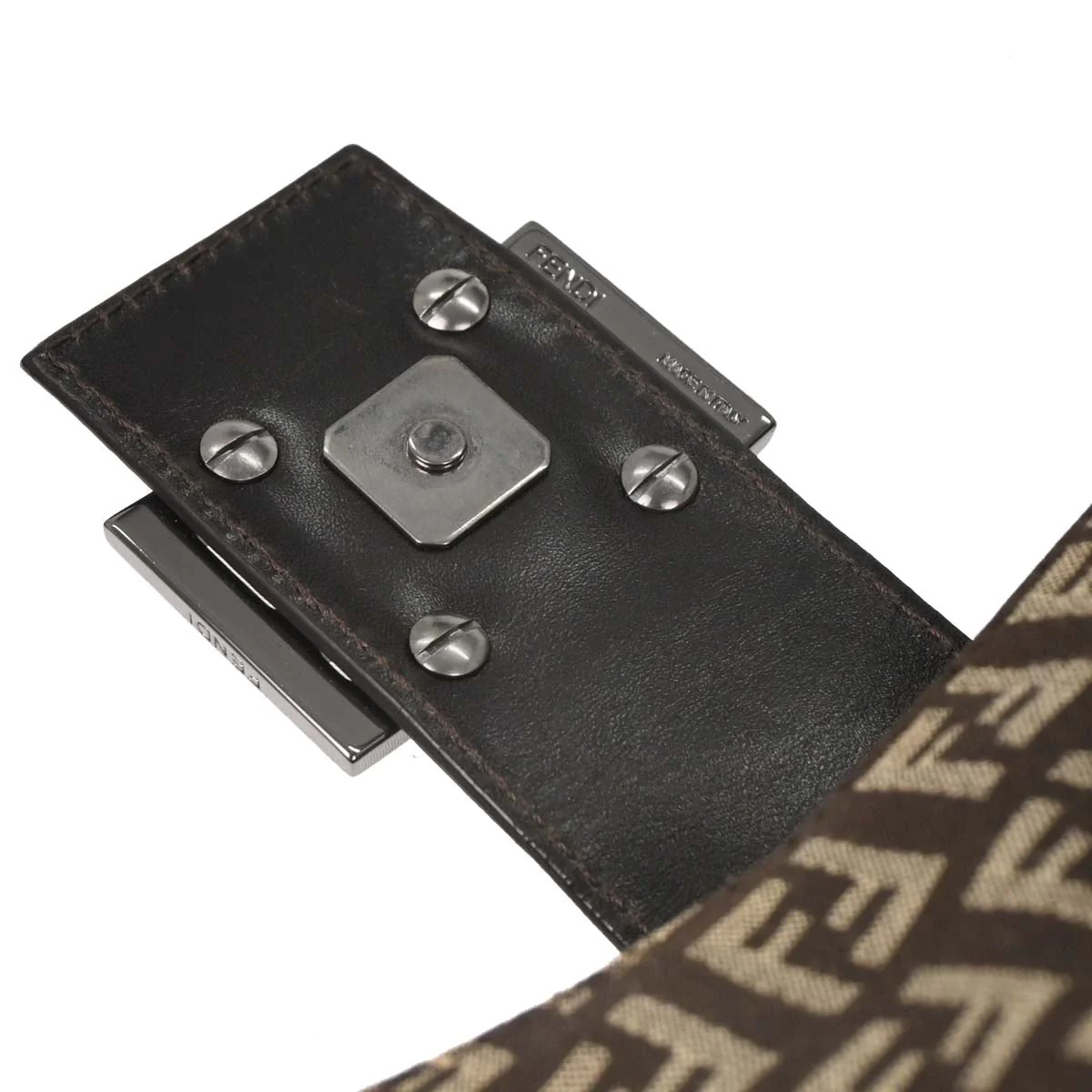 Fendi Brown Zucchino Handbag - Image 7