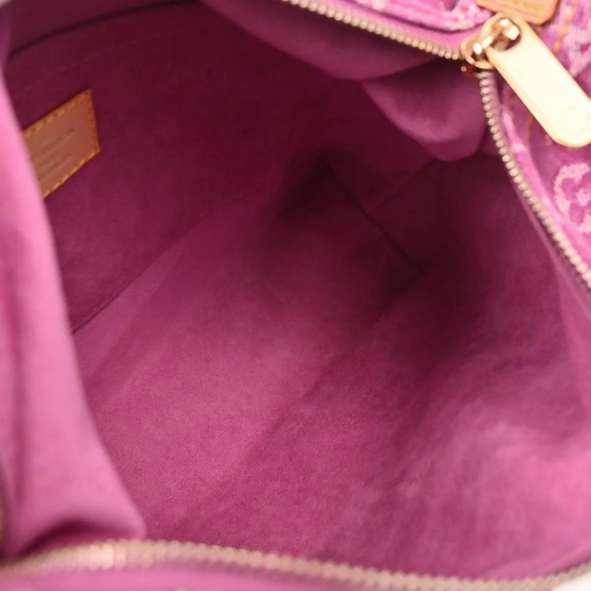 Louis Vuitton Pink Monogram Denim Baggy PM Shoulder Bag M95212 - Image 8