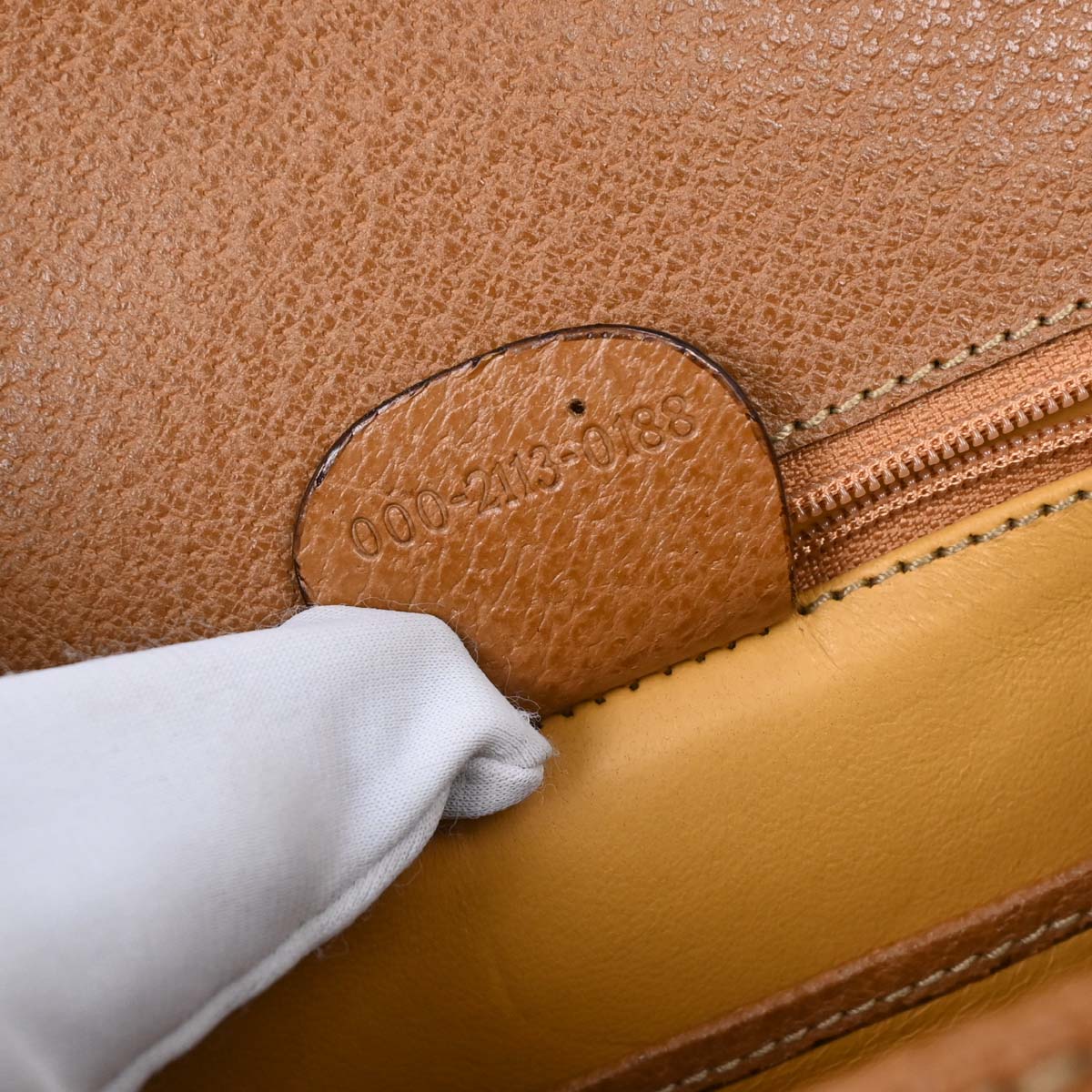 Gucci Brown Pigskin Bamboo 2way Shoulder Handbag - Image 10