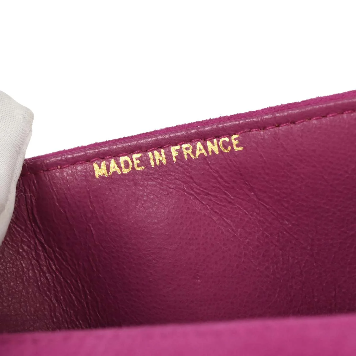 Chanel 1991-1994 Pink Suede Mademoiselle Top Handle Handbag - Image 8