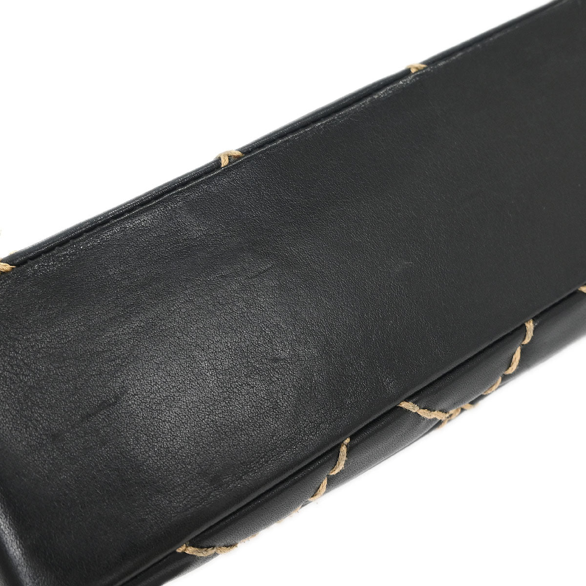 Chanel Black Calfskin Wild Stitch Shoulder Bag - Image 3