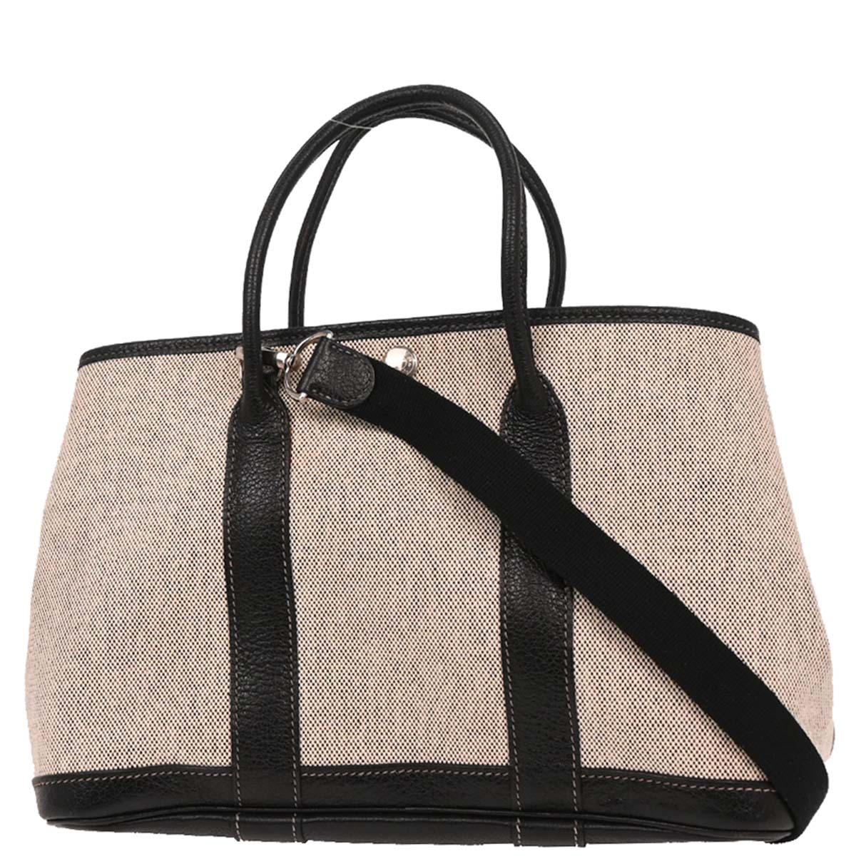 Hermes Gray Toile H Garden Party 30 TPM Tote Handbag - Image 2