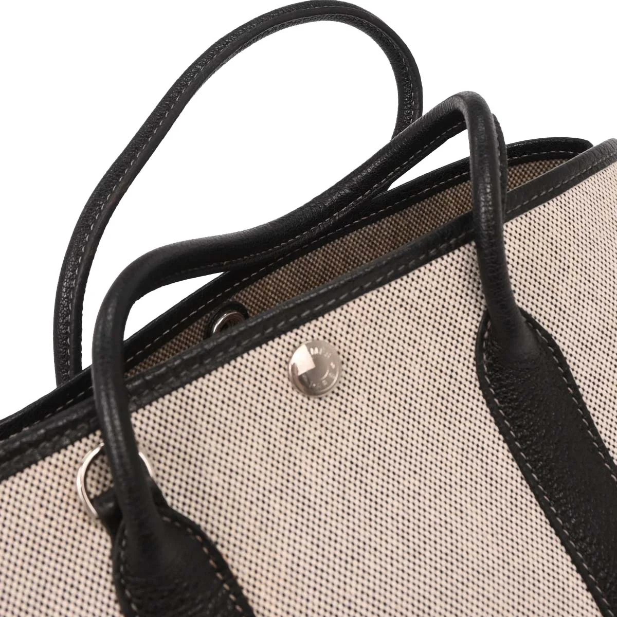 Hermes Gray Toile H Garden Party 30 TPM Tote Handbag - Image 6