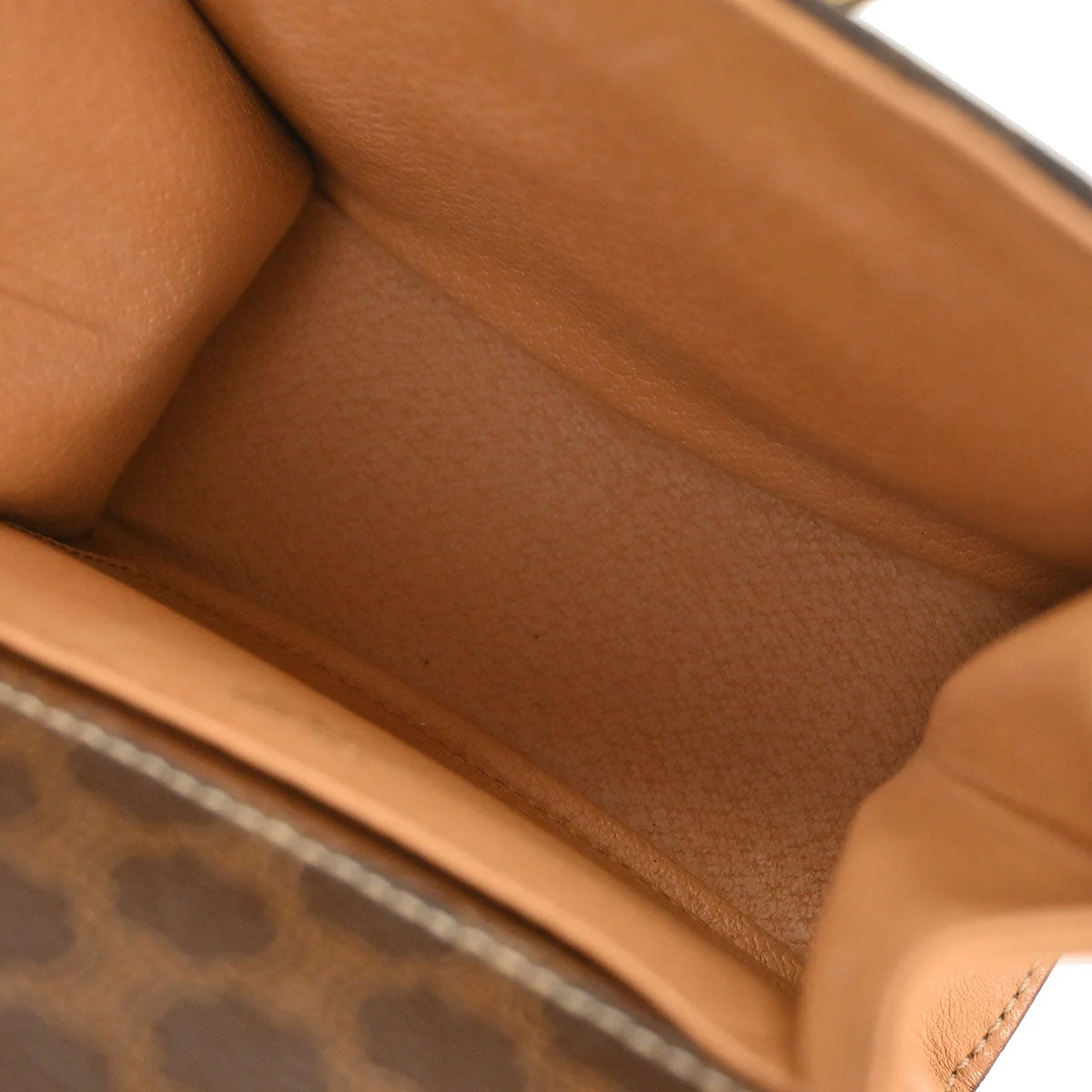 Celine Brown Macadam 2way Shoulder Handbag - Image 8