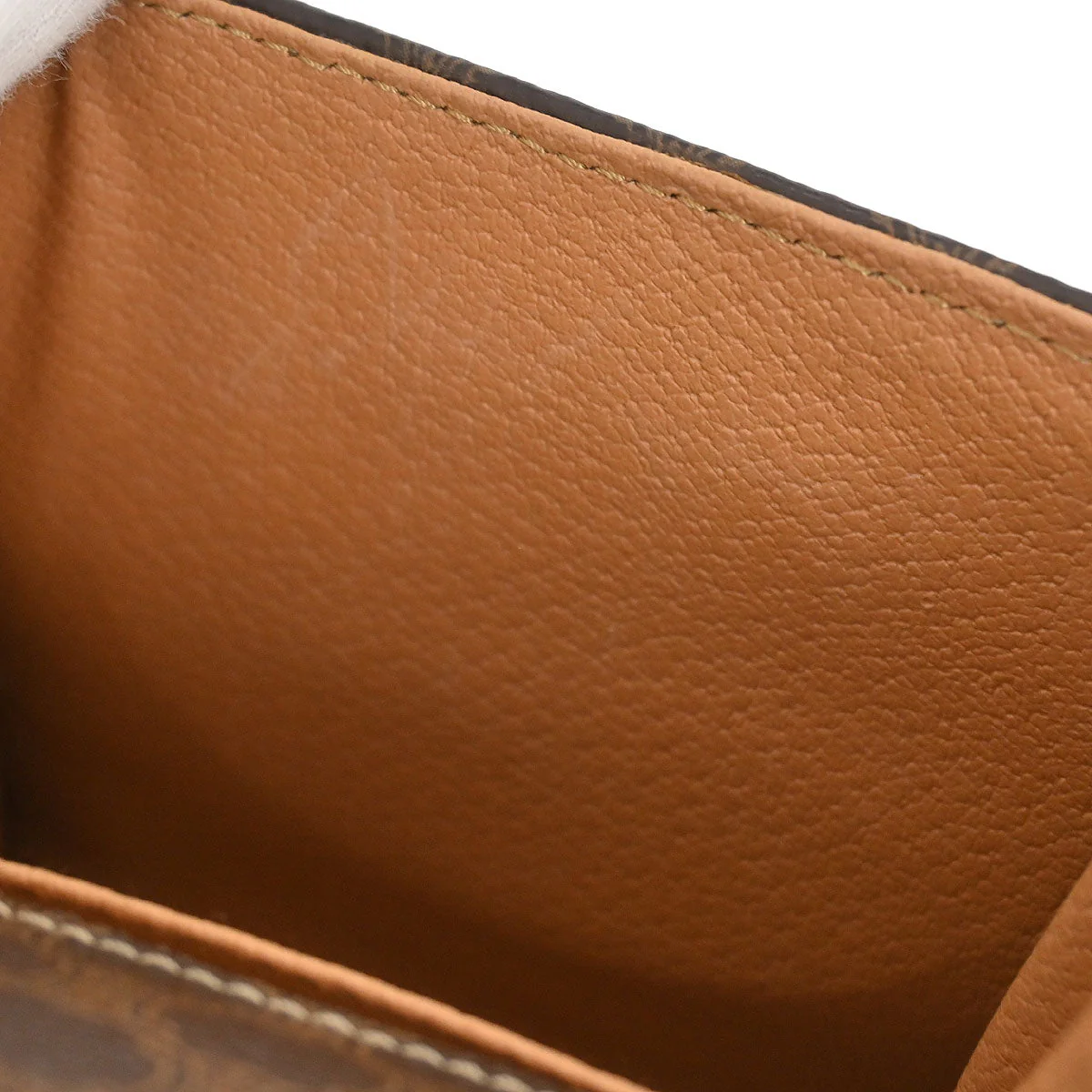 Celine Brown Macadam 2way Shoulder Handbag - Image 9