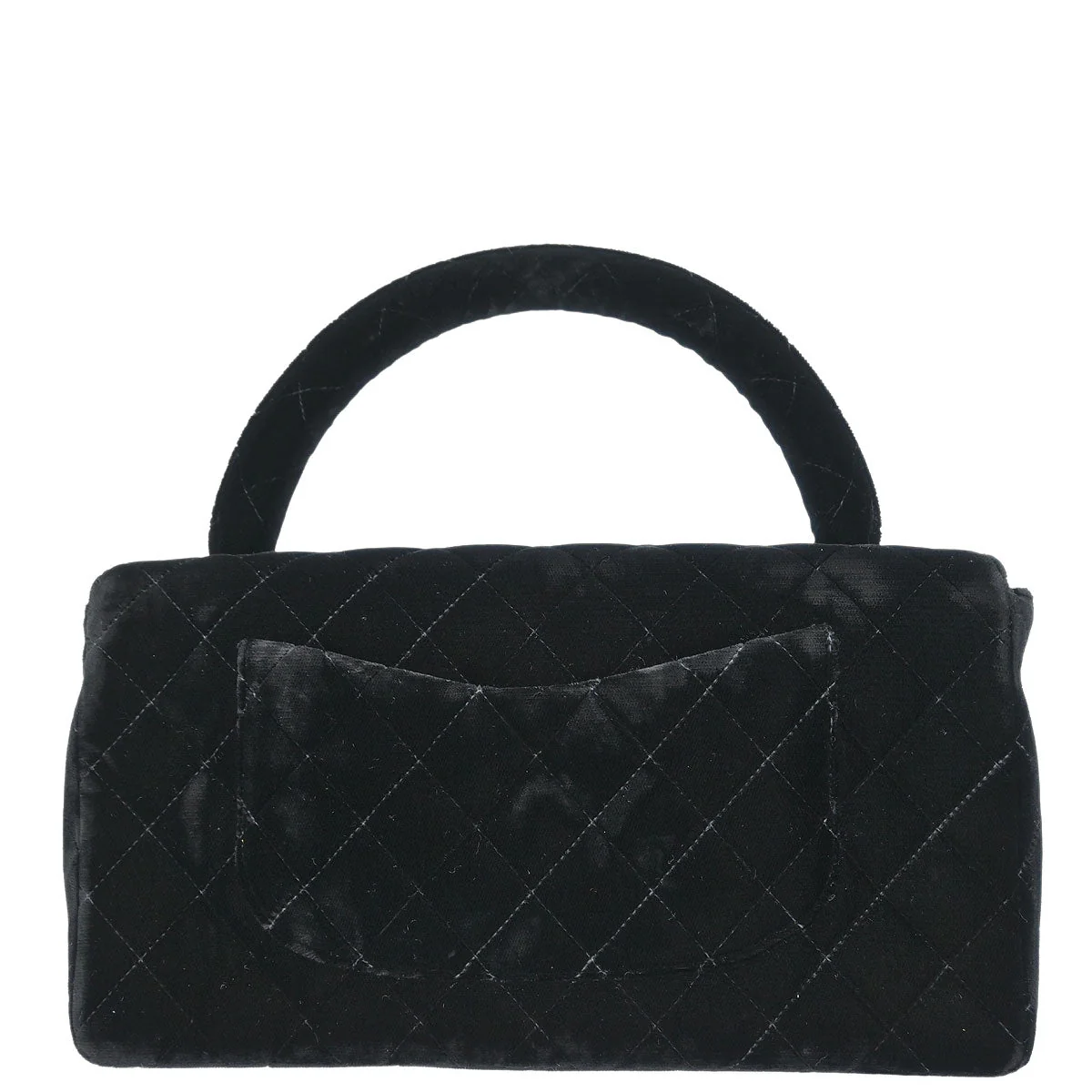 Chanel Black Velvet Handbag - Image 2