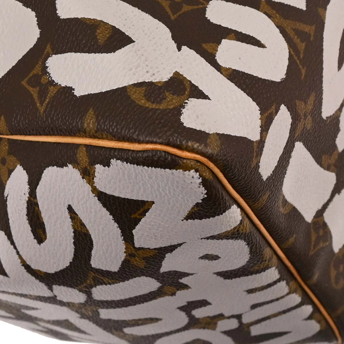 Louis Vuitton 2001 White Monogram Graffiti Keepall 50 Duffle Bag M92197 - Image 5