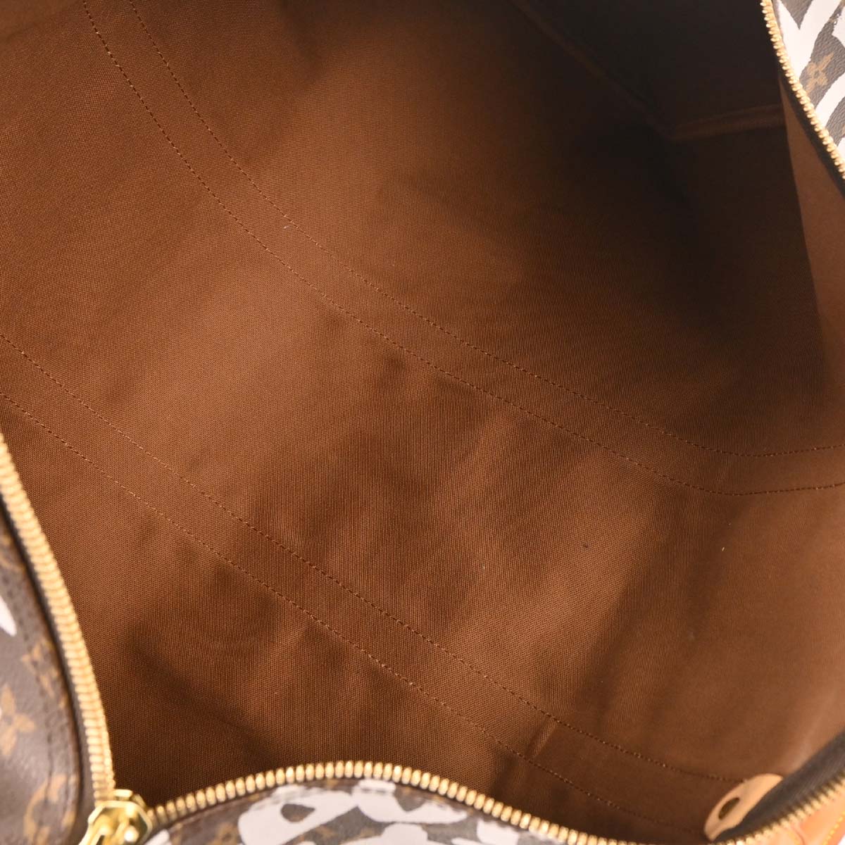 Louis Vuitton 2001 White Monogram Graffiti Keepall 50 Duffle Bag M92197 - Image 9