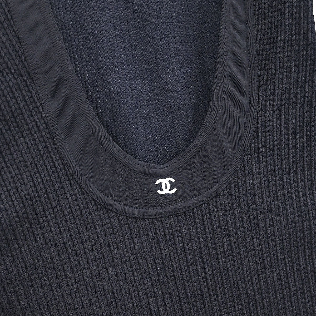 Chanel Swimwear Swimsuit Black #38 - Image 3