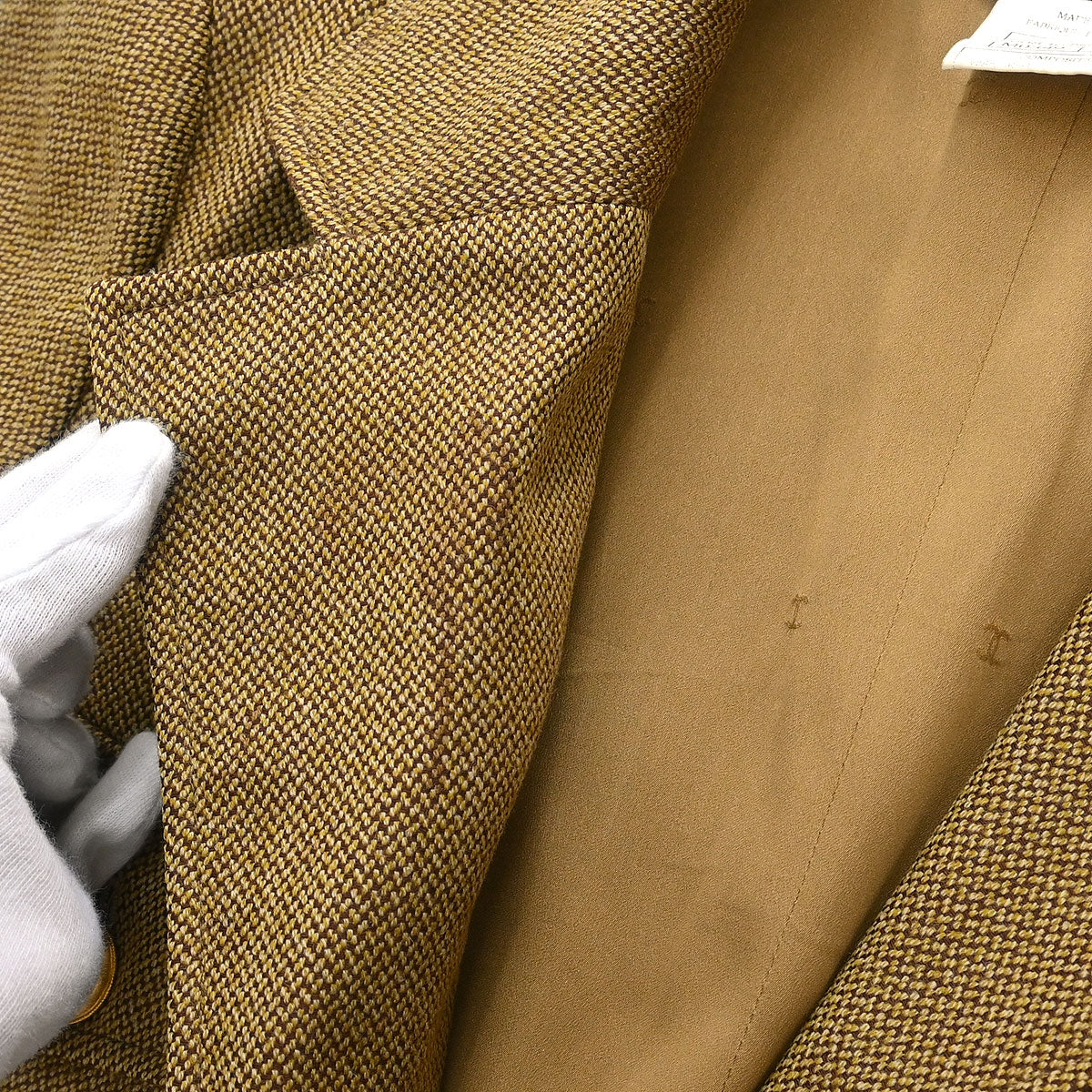 Chanel Single Breasted Jacket Brown #40 - Image 10