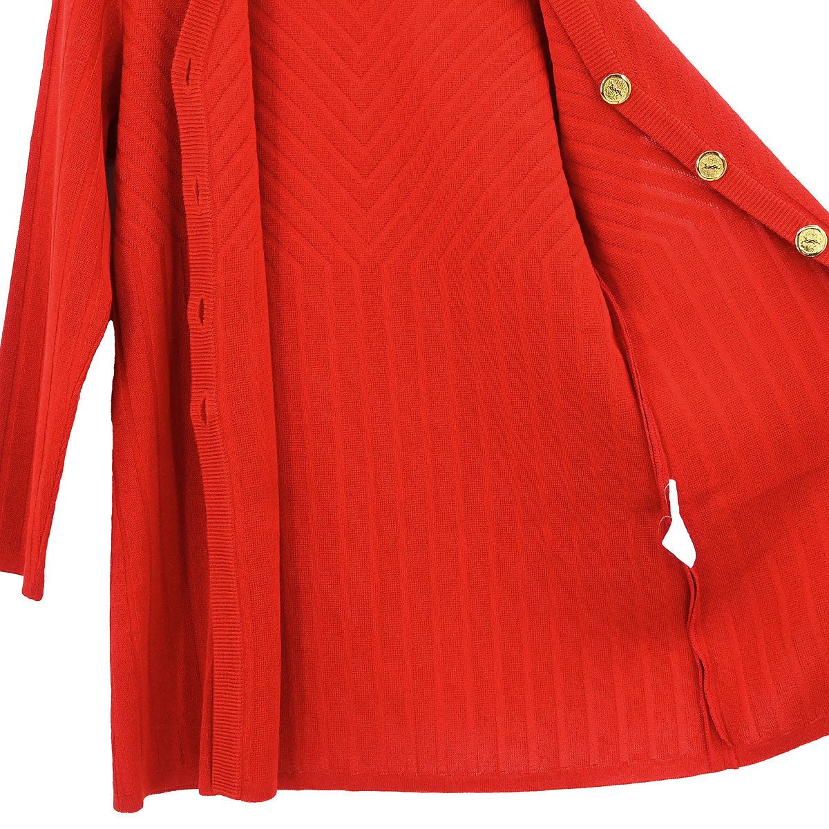 Yves Saint Laurent Cardigan Red #M - Image 6