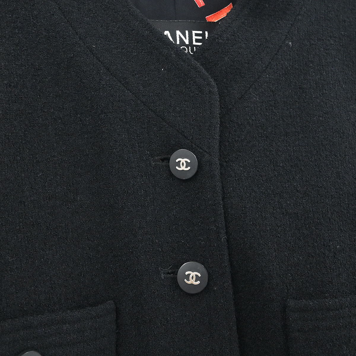 Chanel Setup Suit Jacket Skirt Black #38 - Image 4
