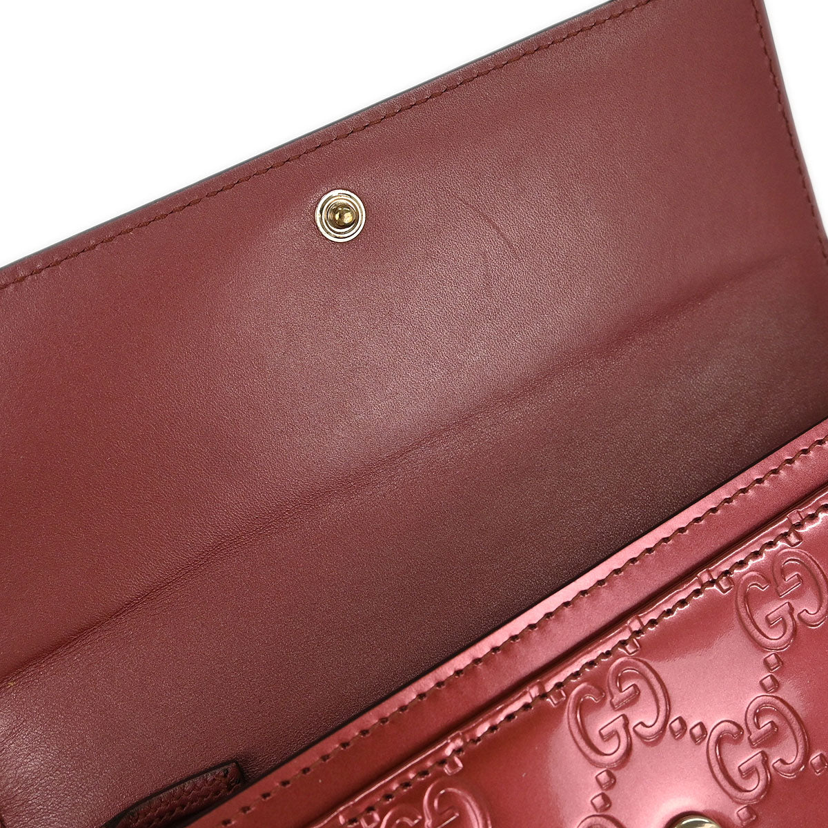 Gucci Pink Lovely Heart Guccissima Long Wallet - Image 4