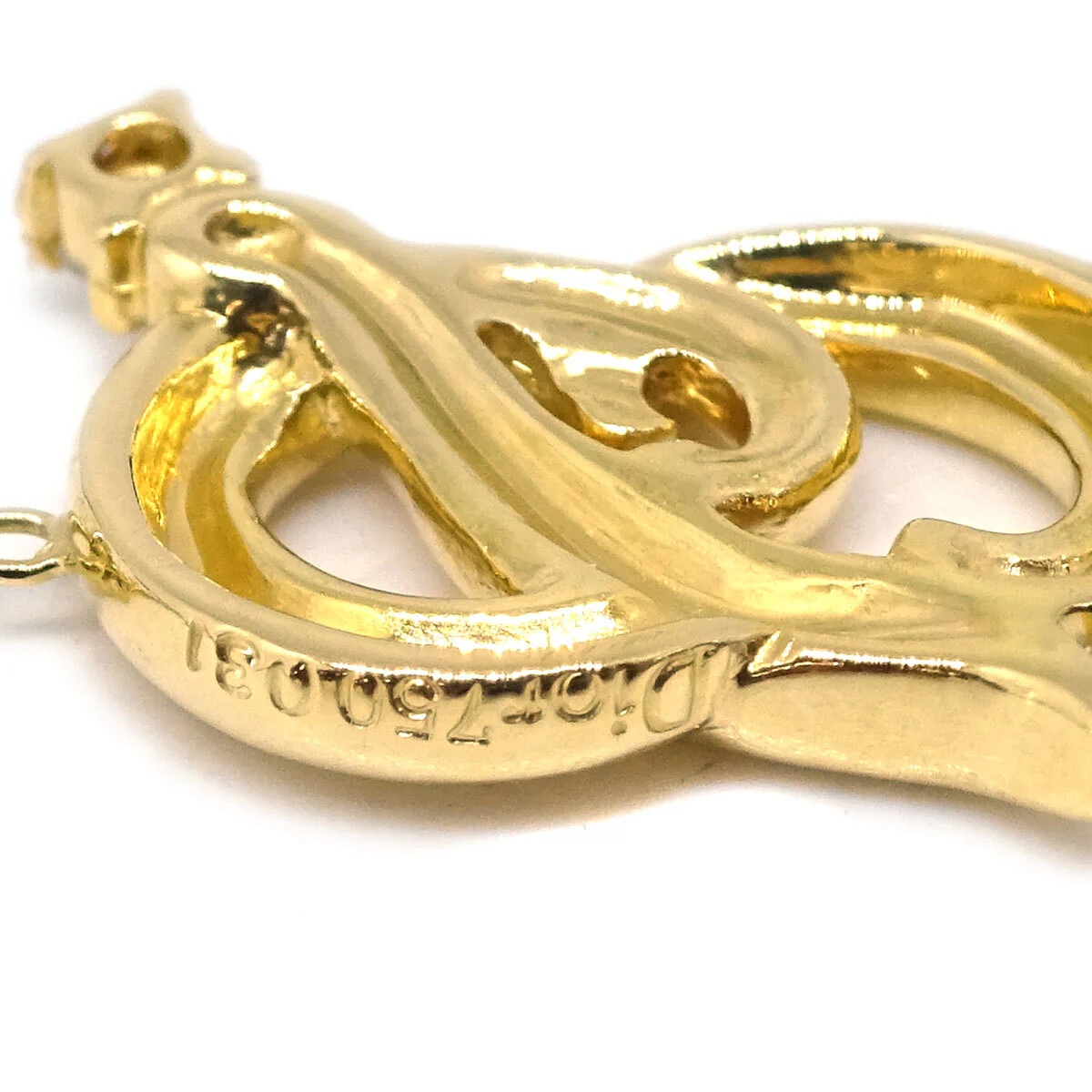 Christian Dior Pendant Necklace Au750 Diamond Gold - Image 5