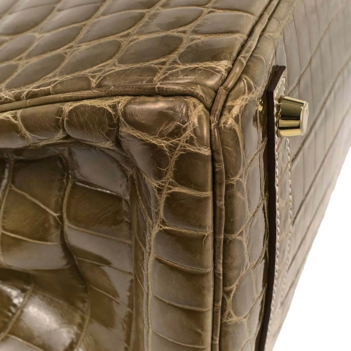 Hermes * Ficelle Niloticus Birkin 30 Handbag - Image 4