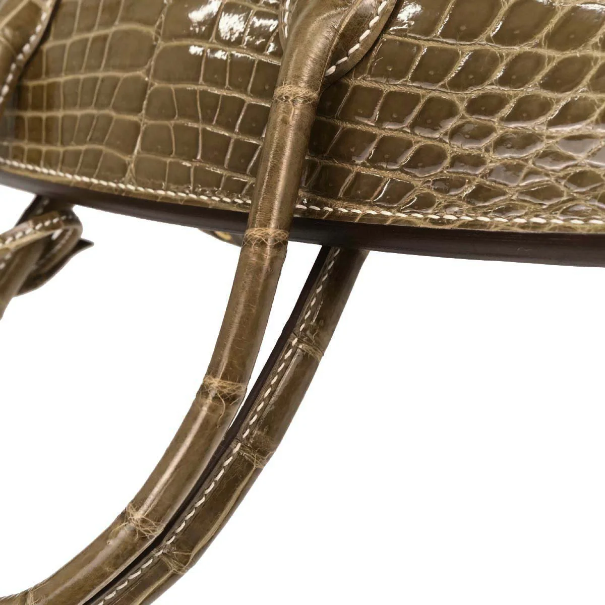 Hermes * Ficelle Niloticus Birkin 30 Handbag - Image 5