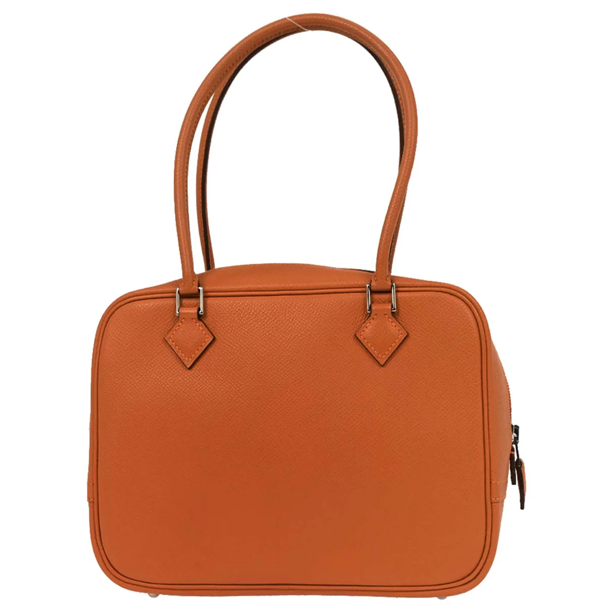 Hermes Orange Epsom Mini Plume Handbag - Image 2