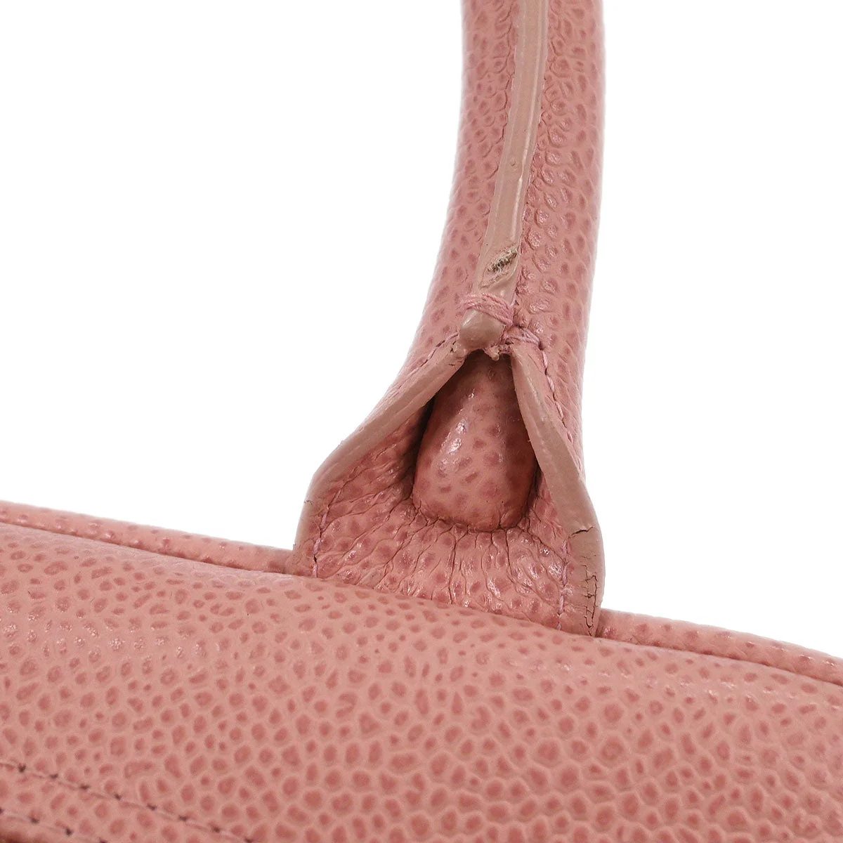 Chanel 2003-2004 Pink Caviar Bowling Bag - Image 5