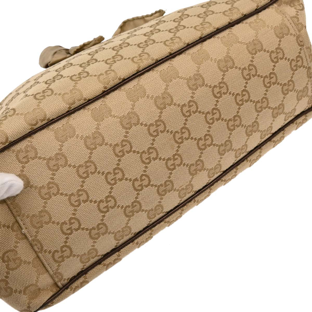 Gucci Beige GG Tote Handbag - Image 4