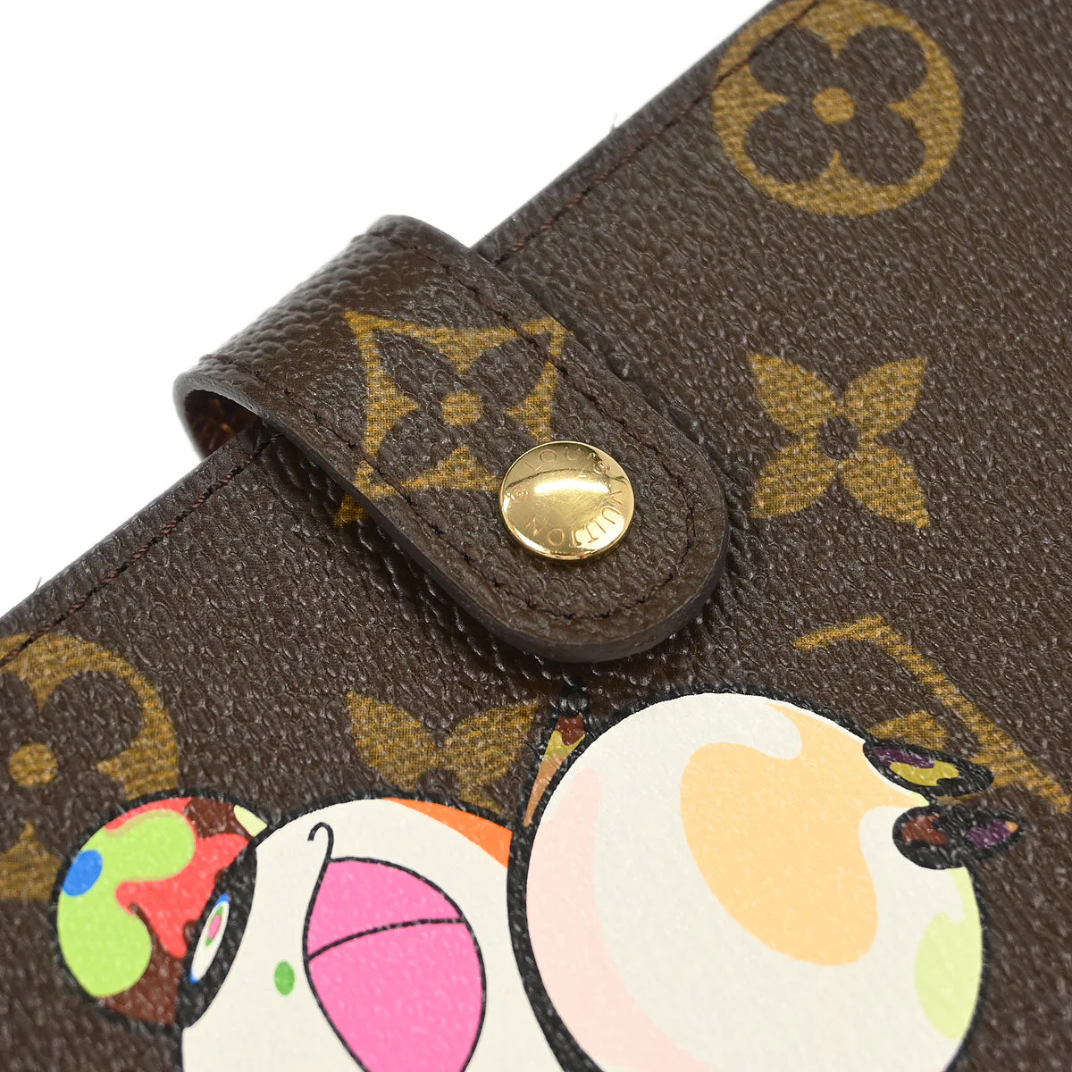 Louis Vuitton Monogram Panda Agenda PM Note Book Cover R20011 Small Good - Image 3