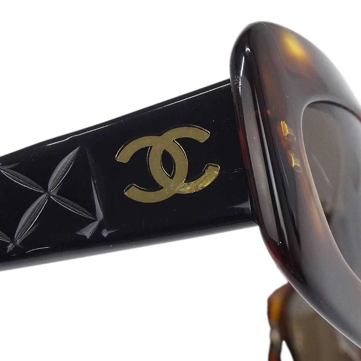 Chanel Sunglasses Eyewear Brown Small Good - Image 6