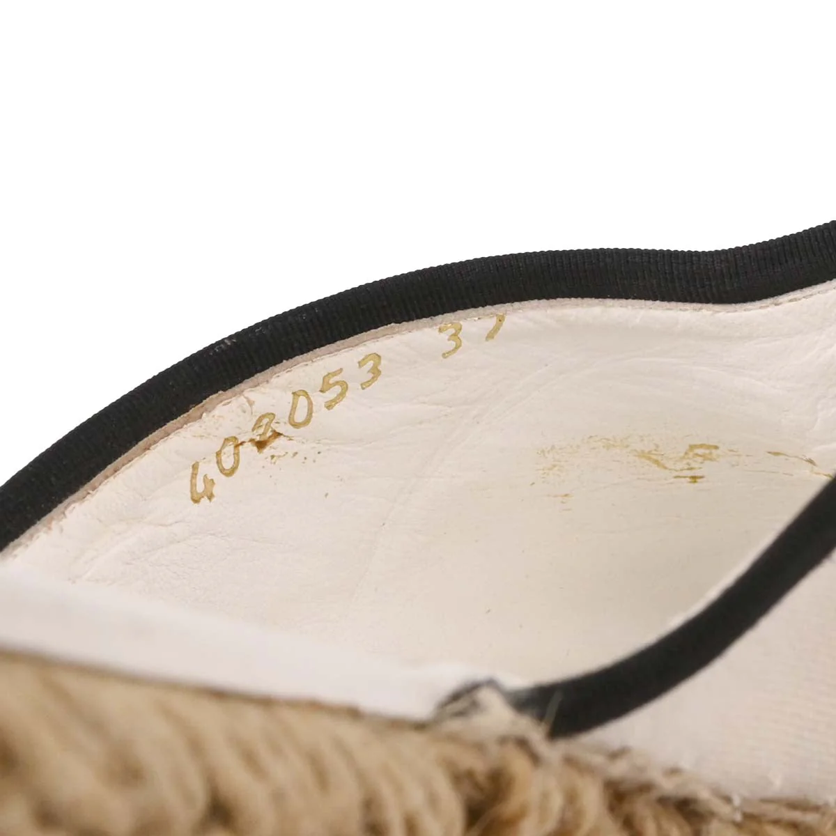 Chanel * Espadrilles Sabot Sandals Shoes #37 - Image 5