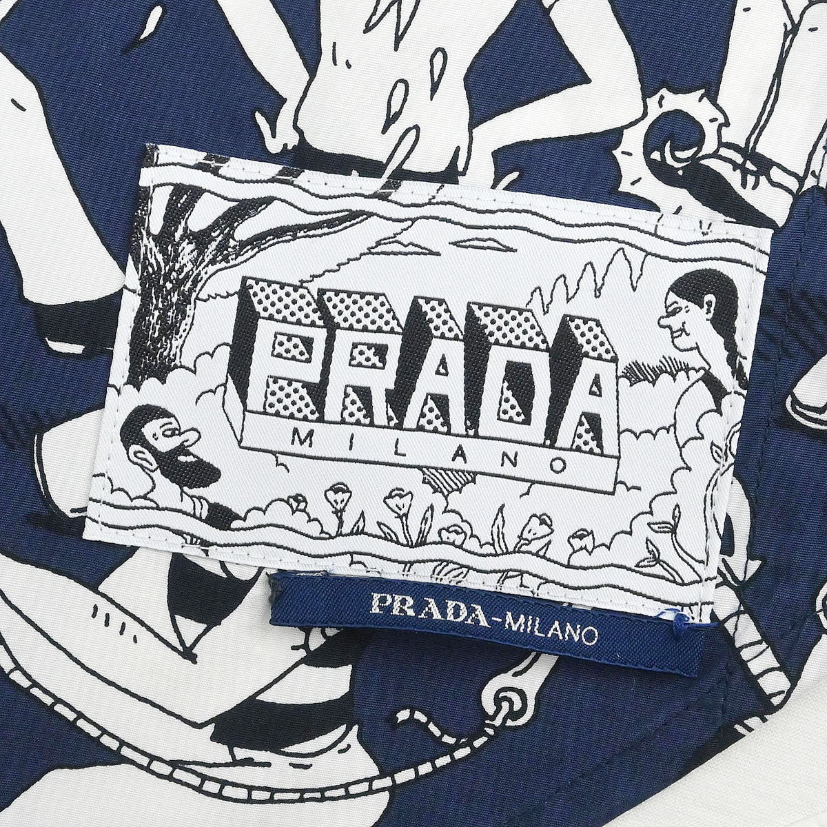 Prada 2016 T-shirt Top Navy #M - Image 4