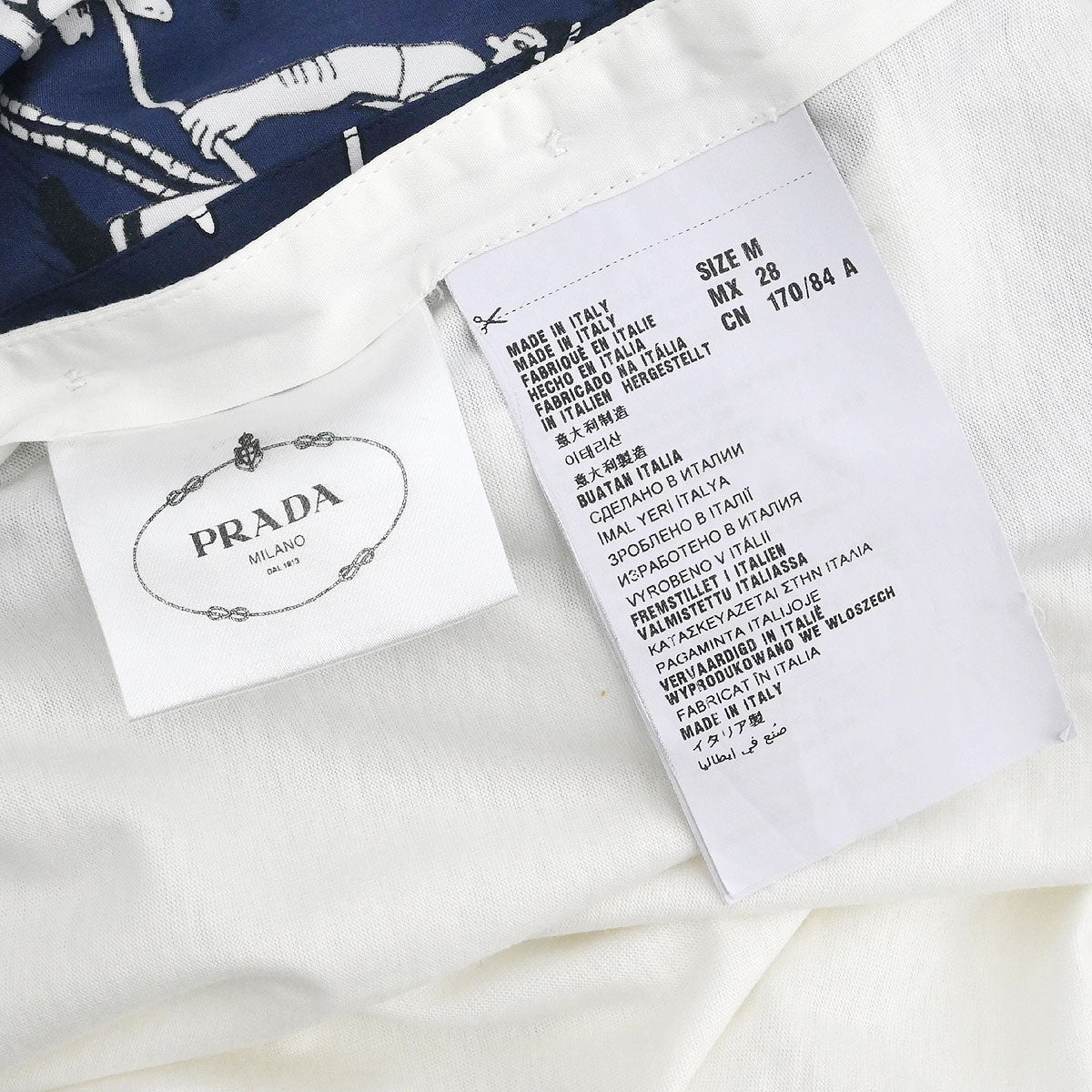 Prada 2016 T-shirt Top Navy #M - Image 7